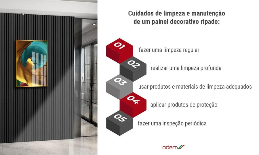 como-manter-e-limpar-um-painel-decorativo-ripado-em-areas-de-muito-uso-odem-infografico-cuidados